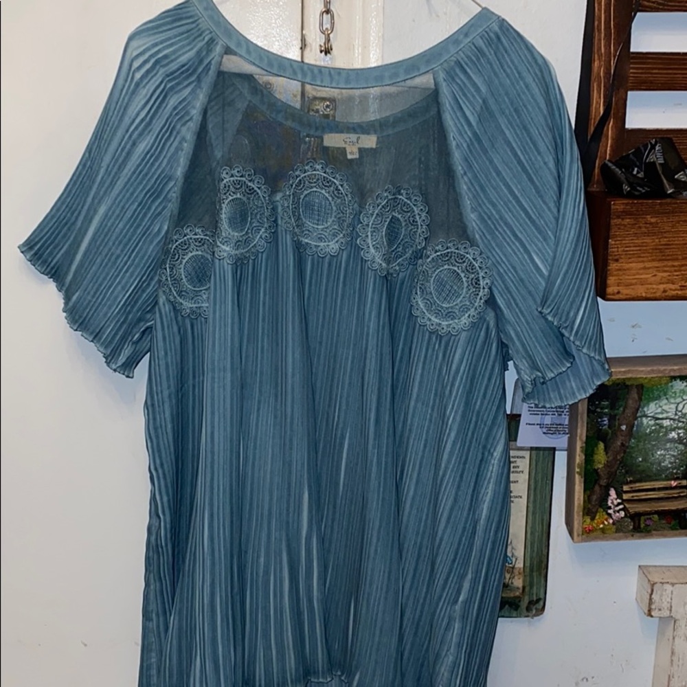 Exquisite Chiffon looking Polyester large Tunic